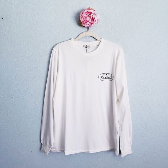 Ragdoll‎ Los Angeles White Long Sleeve Top - Picture 1 of 6